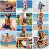 Picture of Microfiber Beach Towel Oversize Clearance Towels, Extra Large 72x36 , 2 Pack Boho Stripe ,Cool Pool Towel XL, Lounge Cover, for Women Men, Mom Dad, Best Friend Boyfriend Girlfriend