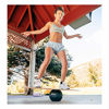 Picture of The Skill Board - Wooden Balance Board for Adults - Wobble Board for All Sports, Gym, Standing Desk, or Yard Games - Balance Trainer, Fitness Ball, Ball Pump, Grip Tape
