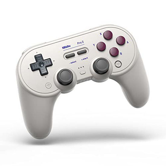 Picture of 8Bitdo Pro 2 Bluetooth Controller for Switch/Switch OLED, PC, macOS, Android, Steam & Raspberry Pi (G Classic Edition) - Nintendo Switch