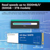 Picture of Western Digital 500GB WD Blue SN570 NVMe Internal Solid State Drive SSD - Gen3 x4 PCIe 8Gb/s, M.2 2280, Up to 3,500 MB/s - WDS500G3B0C