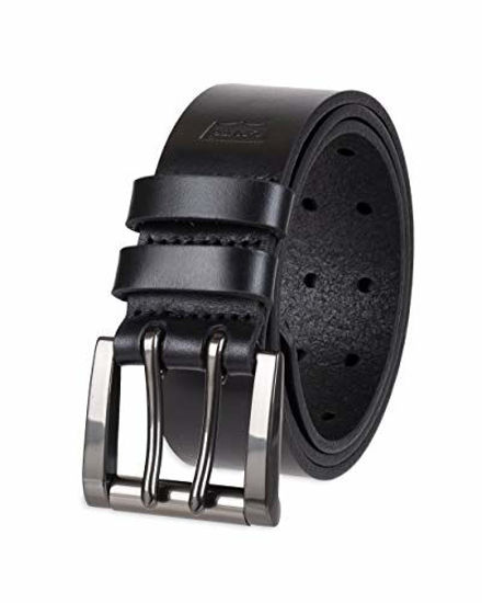 Picture of Levi's Men's Double Prong Casual Belt, Black, 38 (Waist 36)
