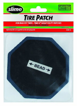 Picture of Slime 1029-A Heavy Duty Bias Ply Tire Patch, 4" (Pack of 2)