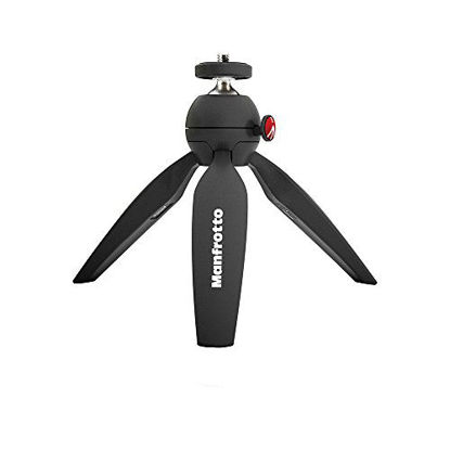 Picture of Manfrotto PIXI Mini Tripod, Black (MTPIXI-B)