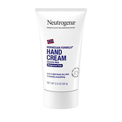 Picture of Neutrogena Norwegian Formula Moisturizing Hand Cream Formulated with Glycerin for Dry, Rough Hands, Fragrance-Free Intensive Hand Lotion, 2 oz (Pack of 6)