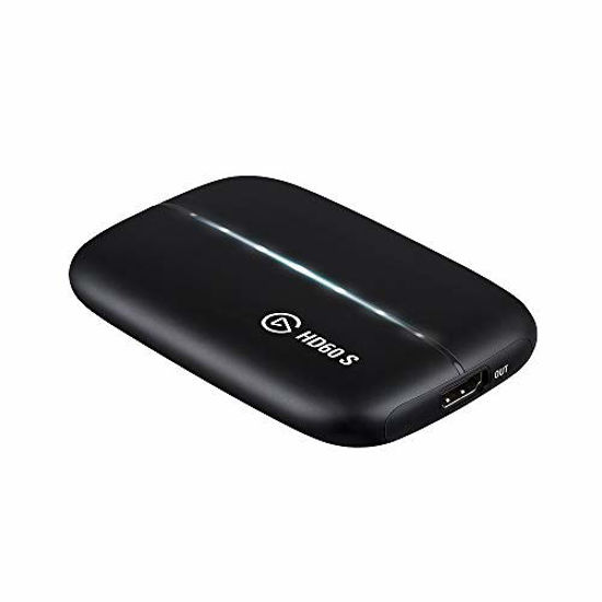 Picture of Elgato HD60 S, External Capture Card, Stream and Record in 1080p60 with ultra-low latency on PS5, PS4/Pro, Xbox Series X/S, Xbox One X/S, in OBS, Twitch, YouTube, works with PC/Mac