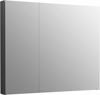 Picture of Kohler Maxstow, Bathroom Medicine Cabinet, Slow-Close Mirrored Door and Interior, Surface or Recessed Installation, 30" x 24", Dark Anodized Aluminum