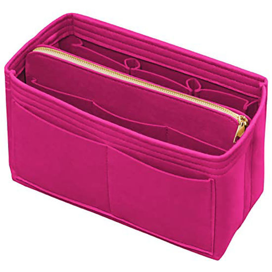 0954585 purse organizer insert with zipper felt bag organizer handbag organizer insert bag in bag organizer 550