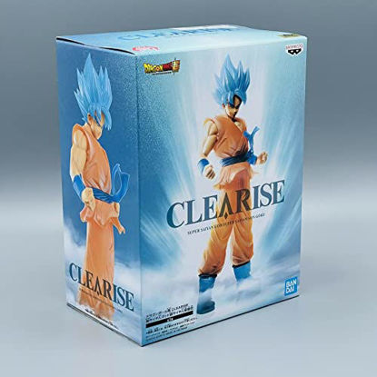 Picture of Banpresto 17508 Dragon Ball Super Clearise SSGSS Super Saiyan God Super Saiyan Son Goku Figure,Multiple Colors,BP17508