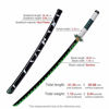 Picture of Zisu Demon Slayer Sword, About 41 inches, Hashira Pillars & Protagonist Katana for Cosplay Purpose, Anime Original Texture (Sanemi)