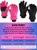 Picture of 2 Pairs Kids Thick Ski Gloves Winter Warm Snow Gloves for Child?Classic Style, Aged 3-6?