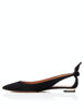 Picture of Aquazzura Women's Bow Tie Ballet Flats, Black, 6 Medium US