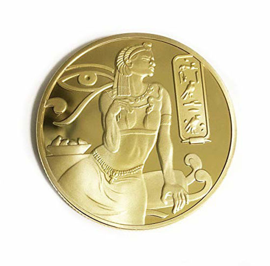 Picture of Egyptian - Ancient Goddess Isis Pyramids Commemorative Coin Collector's Coin Egypt
