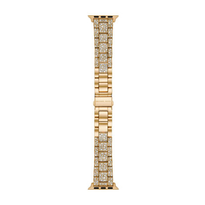 Picture of Michael Kors Women's Gold-Tone Stainless Steel Band for Apple Watch®, 38/40/41mm (Model: MKS8041)