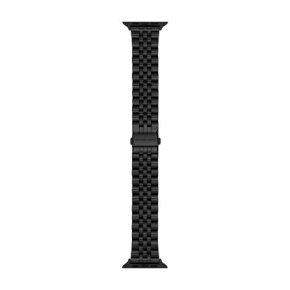 Picture of Michael Kors Black Stainless Steel Band for Apple Watch®, 38/40/41mm and 42/44/45mm (Model: MKS8056)