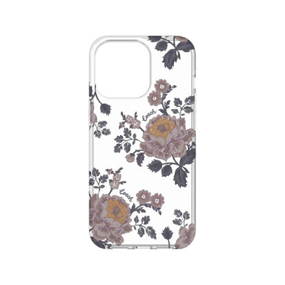 Picture of Coach Protective Magsafe Case for iPhone 13 Pro - Moody Floral Purple / Clear