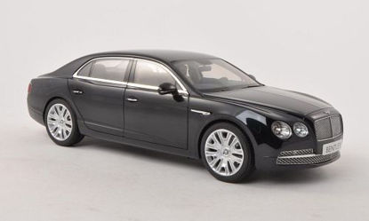 Picture of 2013 Bentley Flying Spur W12 in Onyx (Black) in 1:18 Scale by Kyosho