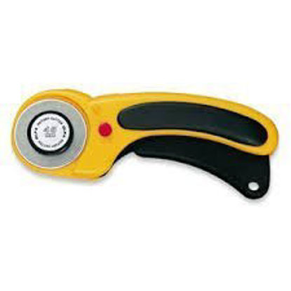 Picture of The maximum sharpness / Made in Japan /OLFA 45 mm tungsten steel Ergonomic Rotary Cutter & 45mm Rotary Blade Refill, 1-Pack Value Set
