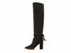 Picture of Aquazzura Women's Black Suede Leather Thigh High Boots Shoes - Size: 9 US