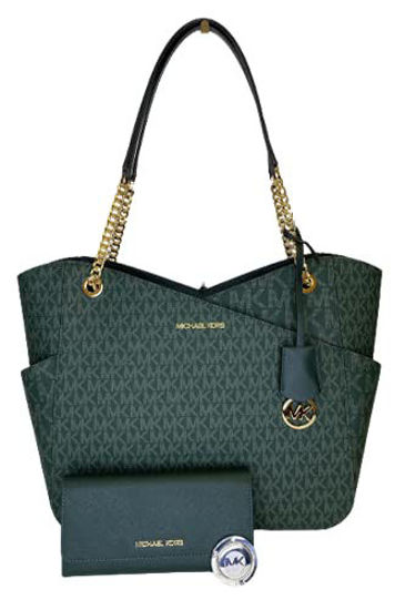 Amazon.com: Michael Kors Reed Large Belted Logo Shoulder Bag Tote Purse  Light Sage Green : Clothing, Shoes & Jewelry