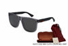 Picture of Gucci GG0010S 004 58M Grey/Black/Grey Polarized Square Sunglasses For Men + BUNDLE with Designer iWear Complimentary Eyewear Care Kit