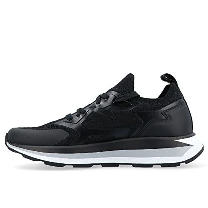 Picture of Emporio Armani EA7 Men's Sneakers Black - White, Black, 10.5 US