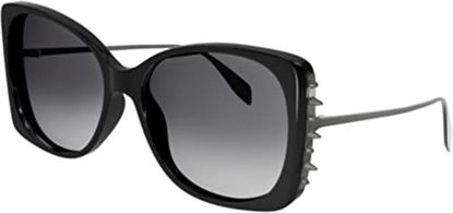 Picture of Sunglasses Alexander McQueen AM 0340 S- 001 Black/Grey Gunmetal