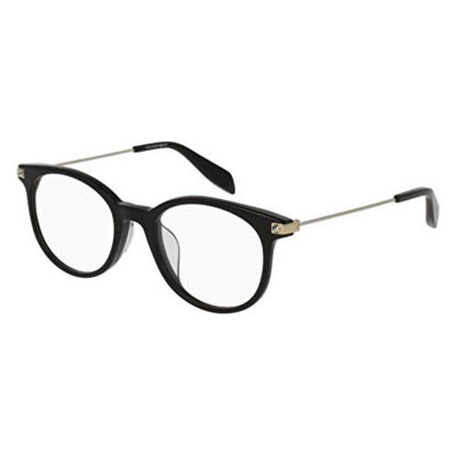 Picture of Eyeglasses Alexander McQueen AM 0093 OA- 001 BLACK / SILVER