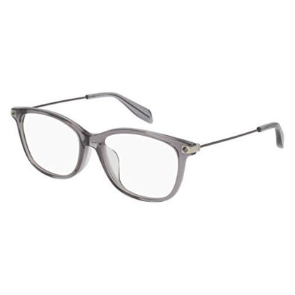 Picture of Eyeglasses Alexander McQueen AM 0094 OA- 002 GREY / RUTHENIUM