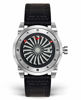 Picture of ZINVO Blade Luxury Men’s Watch - Signature 44mm Automatic Wrist Watch with Turbine Style Dial and Premium Italian Leather Band - Silver