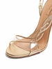 Picture of Aquazzura Swing 105 PVC Leather Sling Back Sandals (10) Gold