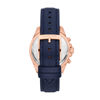 Picture of Michael Kors Bradshaw Chronograph Navy Leather Watch (Model: MK2960)