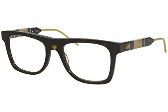 Picture of Gucci GG 0604O 002 Havana Plastic Square Eyeglasses 53mm