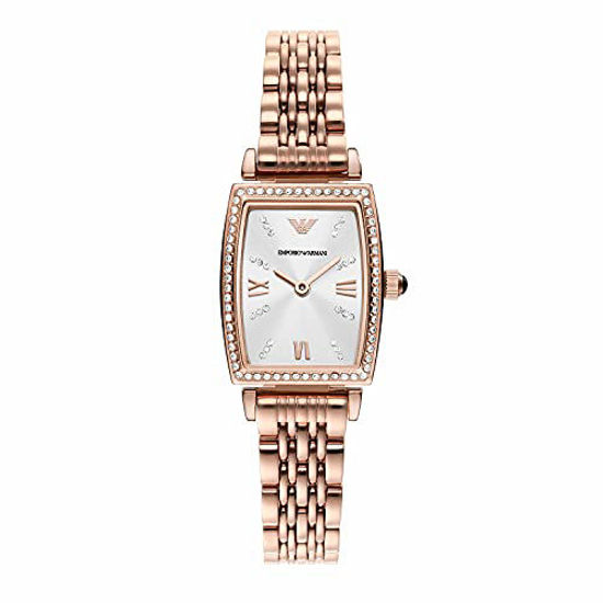 Picture of Emporio Armani Women's Two-Hand Rose Gold-Tone Stainless Steel Watch (Model: AR11406)