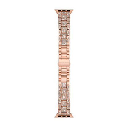 Picture of Michael Kors Women's Rose Gold-Tone Stainless Steel Band for Apple Watch®, 38/40/41mm (Model: MKS8042)