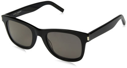 Picture of Yves Saint Laurent Women's SL 51 Over Mask Sunglasses, Black/Black/Grey, One Size