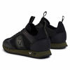 Picture of Emporio Armani EA7 Black/Khaki Sneaker Trainer UK 11