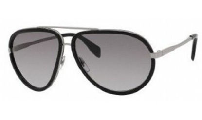 Picture of A. McQueen 4198/S Sunglasses-085K Ruthenium (EU Gray Gradient Lens)-63mm
