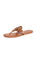 Picture of Tory Burch Women's Miller Soft Sandal, Bourbon Miele, Tan, Brown, 10 Medium US