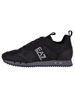 Picture of EA7 Mens Logo Running Style Sneakers Black 11