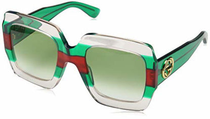 Picture of Gucci GG 0178 S- 001 MULTICOLOR/GREEN Sunglasses