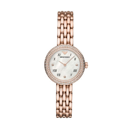 Picture of Emporio Armani Women's Two-Hand Rose Gold-Tone Stainless Steel Watch (Model: AR11355)