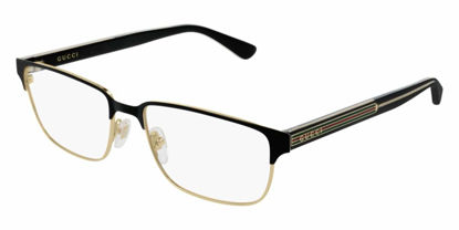 Picture of Eyeglasses Gucci GG 0383 O- 004 BLACK /
