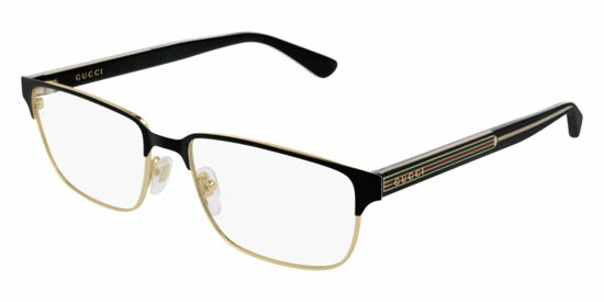 Picture of Eyeglasses Gucci GG 0383 O- 004 BLACK /