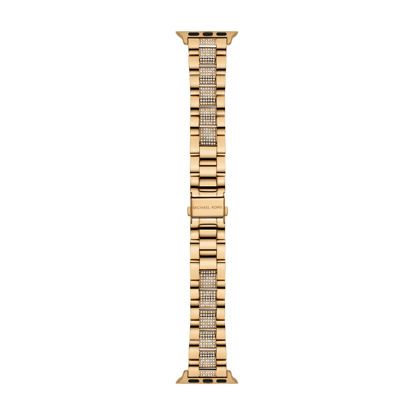 Picture of Michael Kors Women's 38/40mm Gold Stainless Steel Band for Apple Watch®, MKS8021