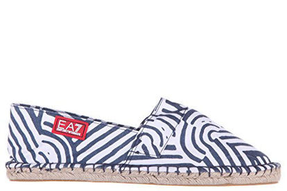 Picture of Emporio Armani EA7 men's cotton espadrilles slip on shoes white US size 9 905009 6P277 08710