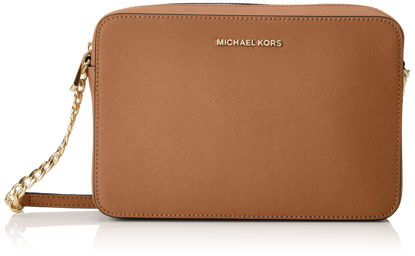Picture of Michael Kors Jet Set Travel Large East/West Crossbody Acorn One Size