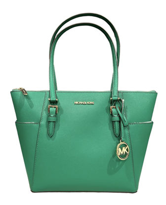 Picture of Michael Kors Charlotte Large Top Zip Tote (Palmetto Green)