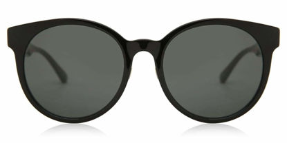 Picture of Gucci Women's Acetate Round Sunglasses, Black/Green/Red, One Size