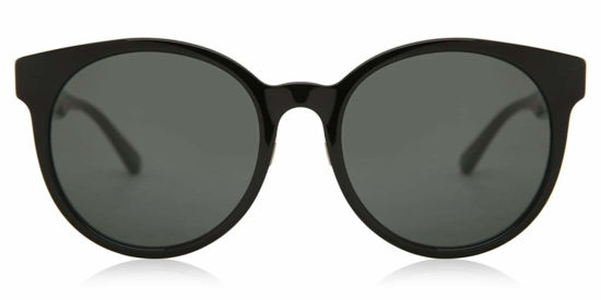 Picture of Gucci Women's Acetate Round Sunglasses, Black/Green/Red, One Size