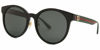Picture of Gucci Women's Acetate Round Sunglasses, Black/Green/Red, One Size